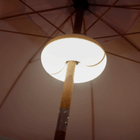 New Garden Lima újratölthető dimmelhető LED lámpa 20cm - Fehér