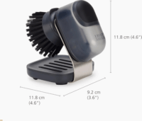 Joseph Joseph 6500015 SinkTech Mosogatókefe Szappanadagolóval és Tartóval - Fekete