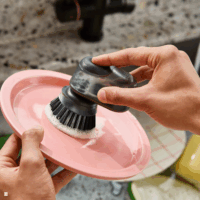 Joseph Joseph 6500015 SinkTech Mosogatókefe Szappanadagolóval és Tartóval - Fekete