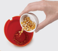 Joseph Joseph 45018 Popcorn készítő szett 2 darabos - Fekete/ Narancssárga