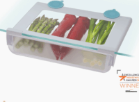 Joseph Joseph 851664 Hűtőszekrény tárolódoboz 7,8x31,3x25,5cm - Átlátszó