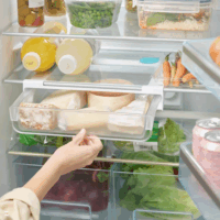 Joseph Joseph 851664 Hűtőszekrény tárolódoboz 7,8x31,3x25,5cm - Átlátszó