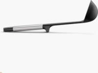 Joseph Joseph 10572 Rozsdamentes acél és szilikon Merőkanál - Fekete/Inox