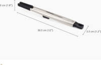 Joseph Joseph 10574 Rozsdamentes acél Konyhai fogó - Fekete/Inox