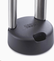 Joseph Joseph 10569 Rozsdamentes acél tálaló eszköz készlet 3 darabos álvánnyal - Fekete / Inox