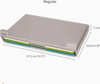 Joseph Joseph 60199 Műanyag konyhai 3 darabos vágódeszka készlet 31 x 22 cm - Többszínű