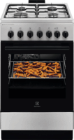 Electrolux LKK560011X Kombinált 4 Zónás Szabadonálló Gáz/Elektromos Tűzhely - Ezüst