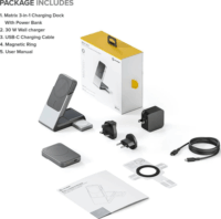 Alogic Matrix+ Powerbank és Wireless töltő 5000mAH 18W - Szürke