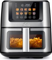 Solis Air Fry & Dry XL Typ 8200 Forrólevegős sütő / Szárító 7,5 L 1870 Watt - Ezüst / Fekete