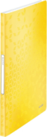 Leitz Wow 40 tasakos iratvédő mappa - Sárga