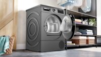 Bosch WQG245DREU Hőszivattyús Szárítógép 9kg 110kWh - Szürke