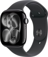 Apple Watch S11 Cellular GPS 42mm Okosóra M/L Fekete sportszíjjal - Fekete