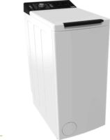 Beko BTL1WFP10622 Felültöltős mosógép - Fehér/Fekete