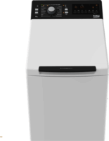 Beko BTL1WFP10622 Felültöltős mosógép - Fehér/Fekete
