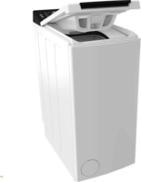 Beko BTL1WFP10622 Felültöltős mosógép - Fehér/Fekete