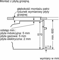 Bosch HQG572EB3 Beépíthető Elektromos Sütő - Fekete