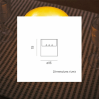 New Garden DOLO Élethű gyertya LED lámpa 3 kanóccal 15 cm - Fehér