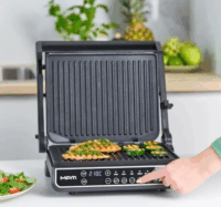 MPM MGR-14 Elektromos Asztali Grillsütő 2000 Watt - Fekete