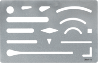 Aristo GEO24840 Műszaki Radírsablon