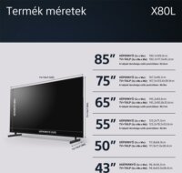 Sony 55" KD55X80LAEP 16:9 4K UltraHD LED Smart TV