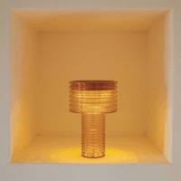 New Garden Ambar Solar LED asztali lámpa 16,5 cm - Narancssárga