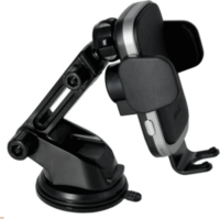 Avax WH601 Mobiltelefon autós tartó / Wireless töltő 15W - Fekete