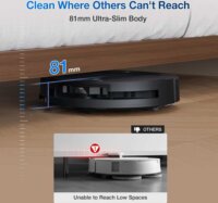 Ecovacs T50 OMNI Gen2 Robotporszívó felmosó funkcióval - Fekete