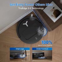 Ecovacs T50 OMNI Gen2 Robotporszívó felmosó funkcióval - Fekete