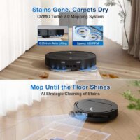 Ecovacs T50 OMNI Gen2 Robotporszívó felmosó funkcióval - Fekete