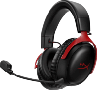 HyperX Fejhallgató Cloud III S Bluetooth Fejhallgató Headset - Fekete / Piros