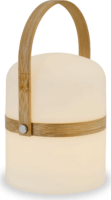 New Garden Bamboo Beltéri/Kültéri Hordozható LED asztali lámnpa 26,5 cm - Fehér