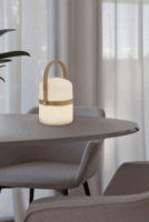 New Garden Bamboo Beltéri/Kültéri Hordozható LED asztali lámnpa 26,5 cm - Fehér