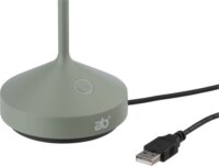 AB+ by Abert Tempo Akkus Mini Hordozható Asztali LED Lámpa 20 cm - Zsályazöld