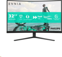 Philips 32" 32M2C3500L 00 Evnia 3000 16:9 QHD LED Ívelt Gaming Monitor - Fekete