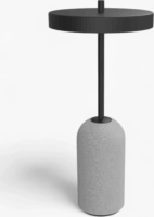 Broggi Lampada Hordozható Akkus Asztali LED Lámpa 25cm - Szürke