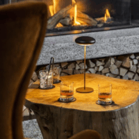 Broggi Nuvola Akkus Asztali LED Lámpa 31cm - Barna