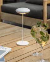 Broggi Nuvola Hordozható Akkus Asztali LED Lámpa 31cm - Ezüst