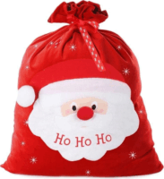 Godan Ho-ho-hó! Exkluzív mikulás zsák 50 x 75 cm - Piros