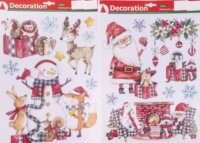 Karácsonyi ablakmatricák 41 x 29 cm - Többféle