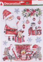 Karácsonyi ablakmatricák 41 x 29 cm - Többféle