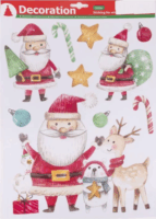 Karácsonyi ablakmatrica 41 x 29 cm - Többféle