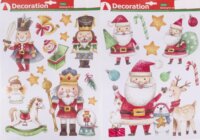 Karácsonyi ablakmatrica 41 x 29 cm - Többféle