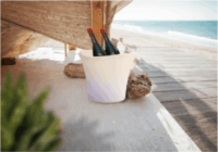 New Garden Azohia Akkus LED asztali lámpa hűtő funkcióval - Fehér