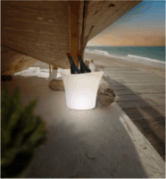 New Garden Azohia Akkus LED asztali lámpa hűtő funkcióval - Fehér