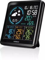 Kienzle DCF Rádióvezérelt Meteorológiai Állomás 3 Külső Szenzorral - Fekete