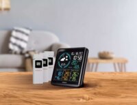 Kienzle DCF Rádióvezérelt Meteorológiai Állomás 3 Külső Szenzorral - Fekete