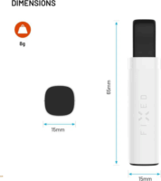 Fixed FIXTAG-ST-WH Apple Tag Okos nyomkövető Find My támogatással