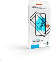 Fixed Apple iPhone Air kijelzővédő üveg fólia felhelyező kerettel (2db) - Átlátszó/ Fekete