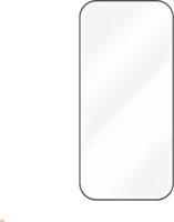 Fixed Apple iPhone Air kijelzővédő üveg fólia felhelyező kerettel (2db) - Átlátszó/ Fekete