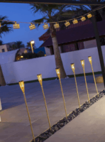 New Garden Hiama Solar kültéri állólámpa 120 cm - Barna